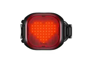 Мигалка задня Knog Blinder Mini Love Rear 30 Lumens Black - Магазин ВелоБуча