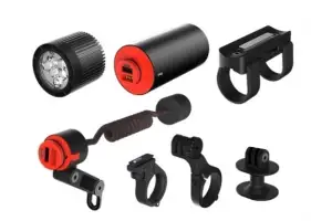 Комплект фара + набор креплений Knog PWR Mountain Kit 2000 Lumens POWERBANK - Магазин ВелоБуча