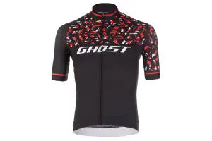Джерсі Ghost Factory Racing, Short, XL, чорно-червоно-біле