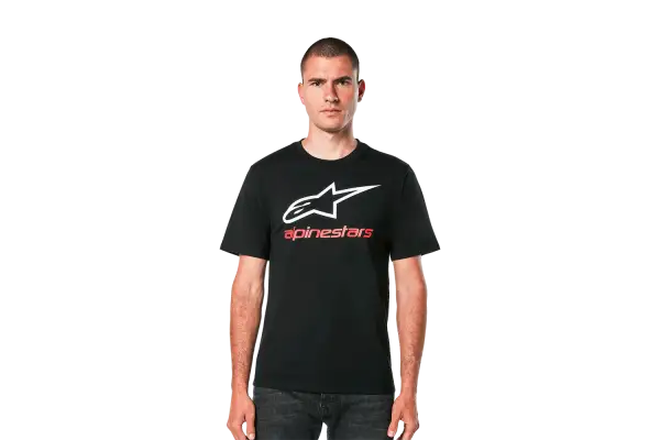 Футболка Alpinestars ALWAYS 2.0 CSF TEE BLACK/WHITE/RED, L - AlpineStars - Магазин ВелоБуча Футболка Alpinestars ALWAYS 2.0 CSF TEE BLACK/WHITE/RED, L - Магазин ВелоБуча