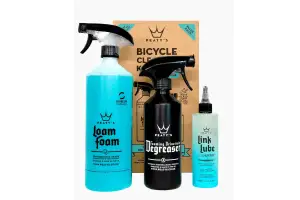 Набор для мойки Peaty's Gift Pack, шампунь 1L / дегризер 500ml / смазка цепи 120ml, All-Weather
