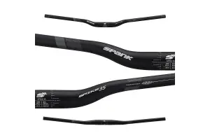 Кермо SPANK SPIKE 35 Vibrocore™, 25R Black - Магазин ВелоБуча