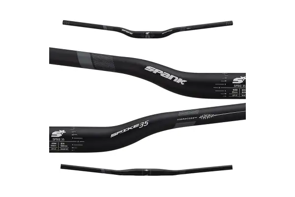 Руль SPANK SPIKE 35 Vibrocore™, 25R Black - SPANK - Магазин ВелоБуча Руль SPANK SPIKE 35 Vibrocore™, 25R Black - Магазин ВелоБуча