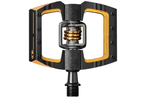 Педалі Crankbrothers MALLET DH 11, Black/Gold - Магазин ВелоБуча