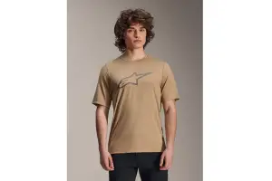 Джерсі Alpinestars A-DURA ASTAR SS JERSEY LIGH BROWN, L - Магазин ВелоБуча
