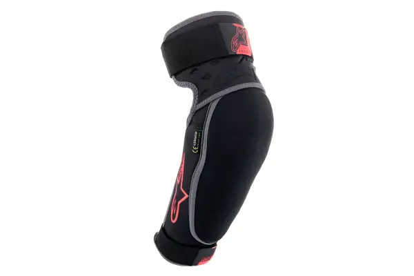 Налокотники Alpinestars VECTOR ELBOW PROTECTOR BLACK ANTHRACITE RED, S/M - Магазин ВелоБуча