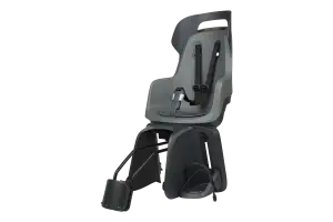 Детское велокресло Bobike GO Frames RS Reclining System - rear bicycle seat for frame Macaron grey - Магазин ВелоБуча