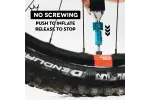 Адаптер картриджа-балону Peatys Holeshot CO2 Tyre Inflator Head, Bourbon - Магазин ВелоБуча
