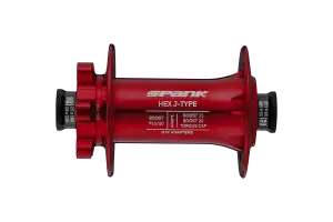 Передня втулка SPANK HEX J-TYPE Boost F15/20, Red - Магазин ВелоБуча