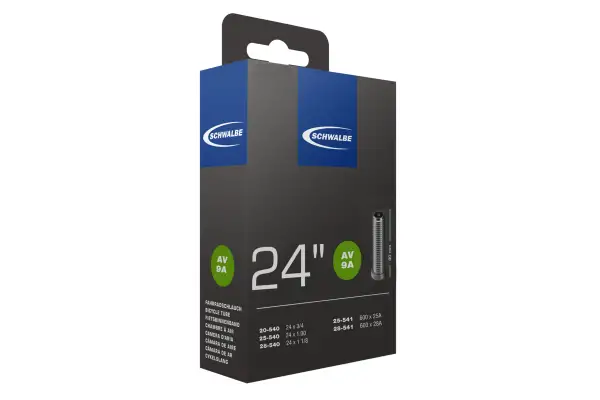 Камера Schwalbe AV 9A Special Tubes 24 (20/28-540/541) AV 40мм AGV - Schwalbe - Магазин ВелоБуча Камера Schwalbe AV 9A Special Tubes 24 (20/28-540/541) AV 40мм AGV - Магазин ВелоБуча