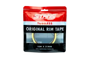 Лента для бескамерных ободов Stans Tubeless Original Rim Tape, ширина 21 мм, длина 10 м - Магазин ВелоБуча