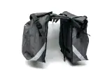 Велосумка сумка-штани на багажник водовідштовх. матеріал 35x30x13 см BRAVVOS F-088 сірий AM (брендоване пакування) - Магазин ВелоБуча