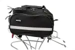 Велосумка на багажник водовідштовх. матеріал 30*21*17 см BRAVVOS DT-001 чорний AM (брендоване пакування) - Магазин ВелоБуча