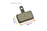 Колодки тормозные disc Полуметалл DS-001 Shimano M515/M446/Tektro Draco etc. (10 пар) - Магазин ВелоБуча