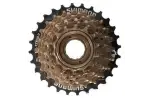 Тріскачка 7 14-28Т Сталь SHIMANO TZ-500 коричневий - Магазин ВелоБуча