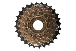 Трещотка 7 14-28Т Сталь SHIMANO TZ-500 коричневый - - Магазин ВелоБуча Трещотка 7 14-28Т Сталь SHIMANO TZ-500 коричневый - Магазин ВелоБуча