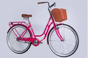 Велосипед ST 28 Dorozhnik RETRO Velosteel рама-19 рожевий 2025 - Магазин ВелоБуча