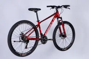 Велосипед AL 27.5 Formula MOTION DD FR рама-16 червоний з сірим 2026 - Магазин ВелоБуча