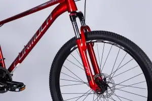 Велосипед AL 27.5 Formula MOTION DD FR рама-16 червоний з сірим 2026 - Магазин ВелоБуча