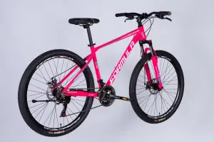 Велосипед AL 27.5 Formula MOTION DD FR рама-18 рожевий з білим 2026 - Магазин ВелоБуча