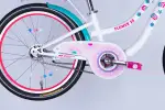 Велосипед ST 20 Formula Kid FLOWER PREMIUM BH рама-10 білий з рожевим та бірюзовим 2026 - Магазин ВелоБуча