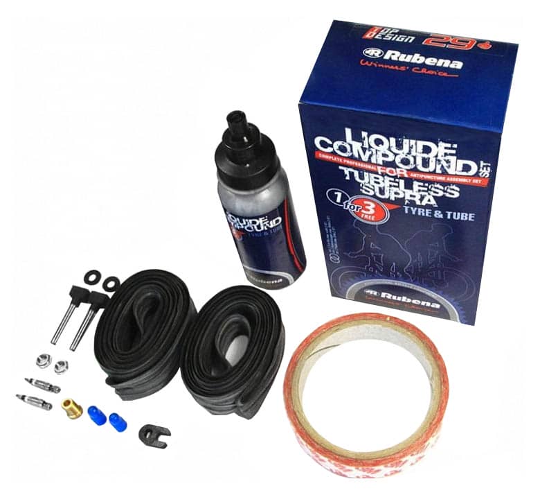 Набор Rubena (Mitas) Tubeless Supra (FULL SET 26) для установки бескамерных шин - Rubena - Магазин ВелоБуча Набор Rubena (Mitas) Tubeless Supra (FULL SET 26) для установки бескамерных шин - Магазин ВелоБуча