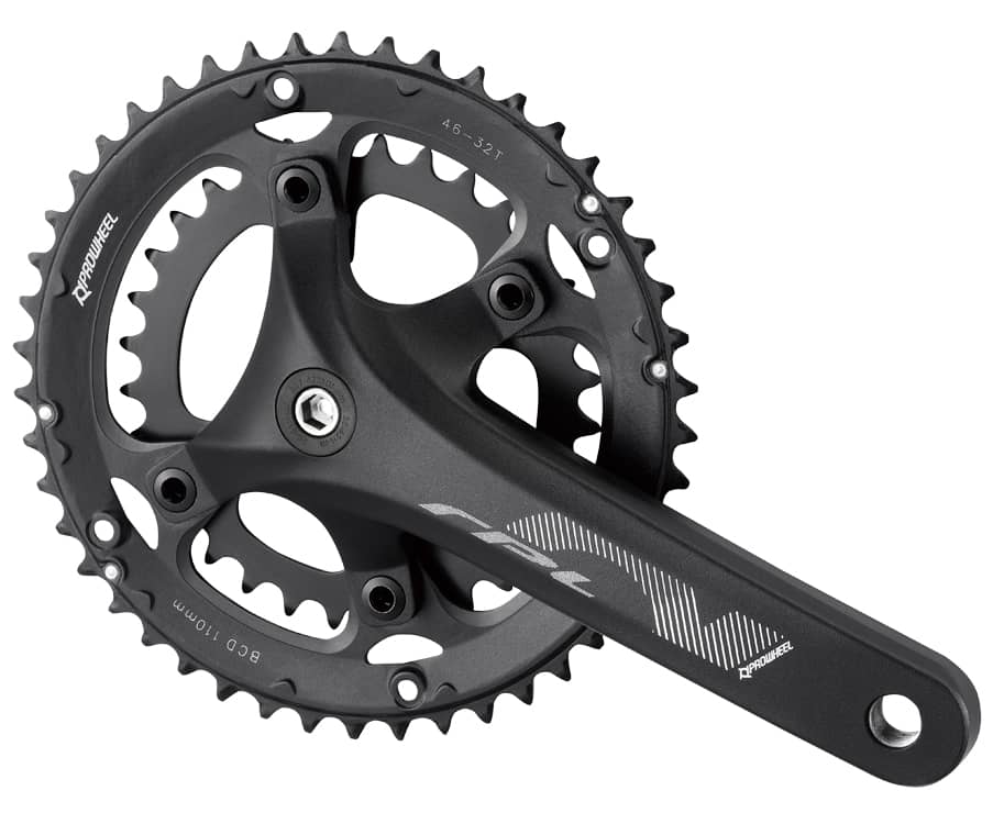 Комплект шатунов PROWHEEL RPL-521, (9S / 8S), 175mm, 48T/32T black - Prowheel - Магазин ВелоБуча Комплект шатунов PROWHEEL RPL-521, (9S / 8S), 175mm, 48T/32T black - Магазин ВелоБуча