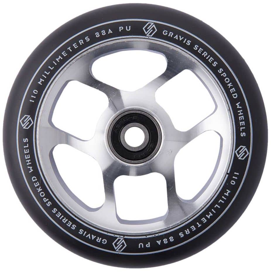 Колесо для трюкового самоката Striker Gravis Spoked Pro 110мм Raw - Striker - Магазин ВелоБуча Колесо для трюкового самоката Striker Gravis Spoked Pro 110мм Raw - Магазин ВелоБуча