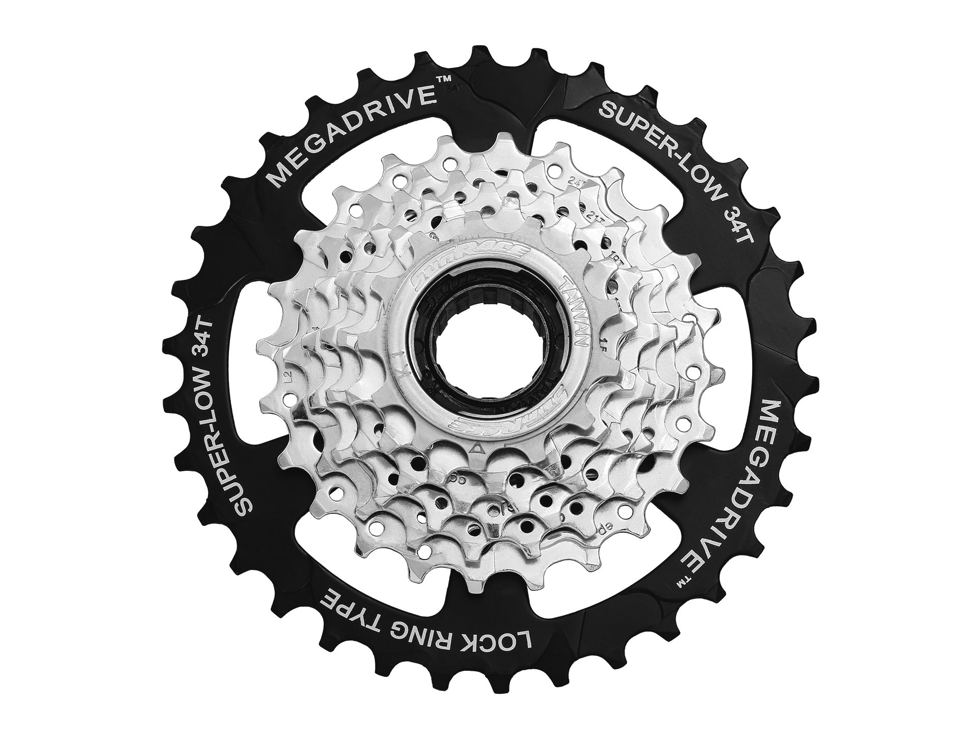 Трещотка инд. SUN RACE M4S 7S, 13-34T, Zinc+Black - SUN RACE - Магазин ВелоБуча Трещотка инд. SUN RACE M4S 7S, 13-34T, Zinc+Black - Магазин ВелоБуча