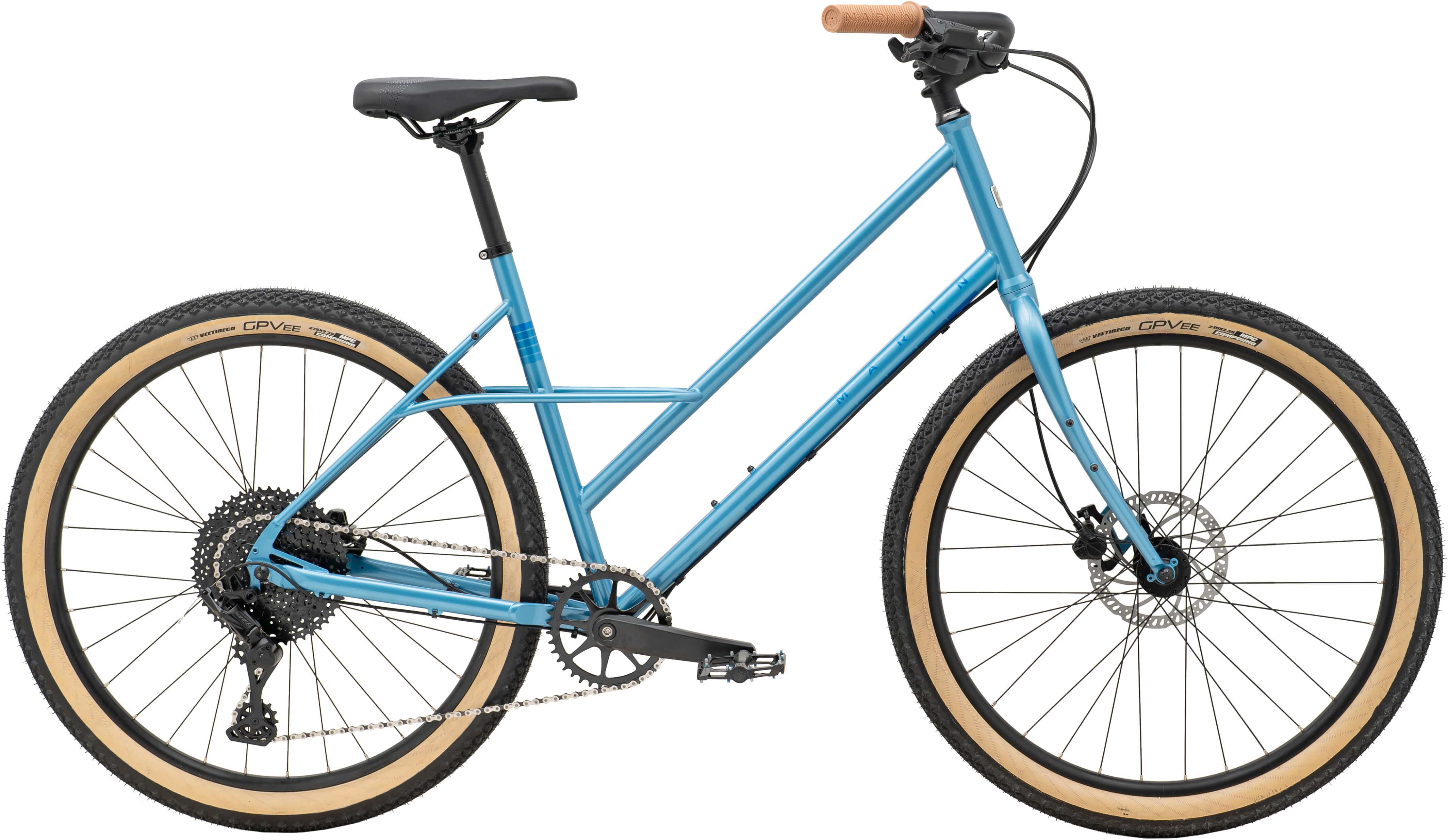 Велосипед 27,5 Marin Larkspur 1 рама - M Gloss Metallic Blue/Metallic Dark Blue A5 - Магазин ВелоБуча
