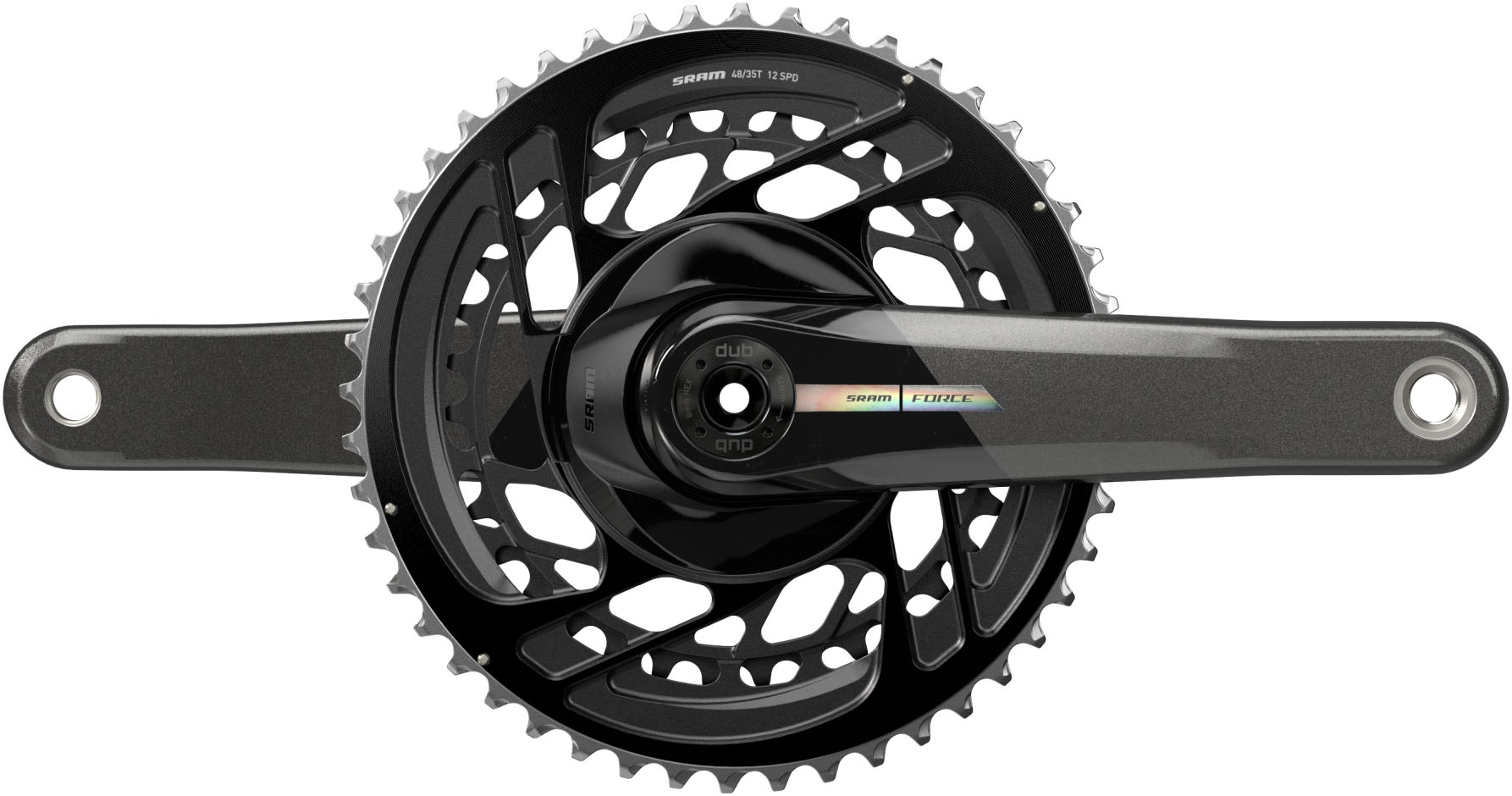 Комплект шатунов Sram FORCE D2 DUB, 172.5мм 46/33Т, черные (OEM) - SRAM - Магазин ВелоБуча Комплект шатунов Sram FORCE D2 DUB, 172.5мм 46/33Т, черные (OEM) - Магазин ВелоБуча