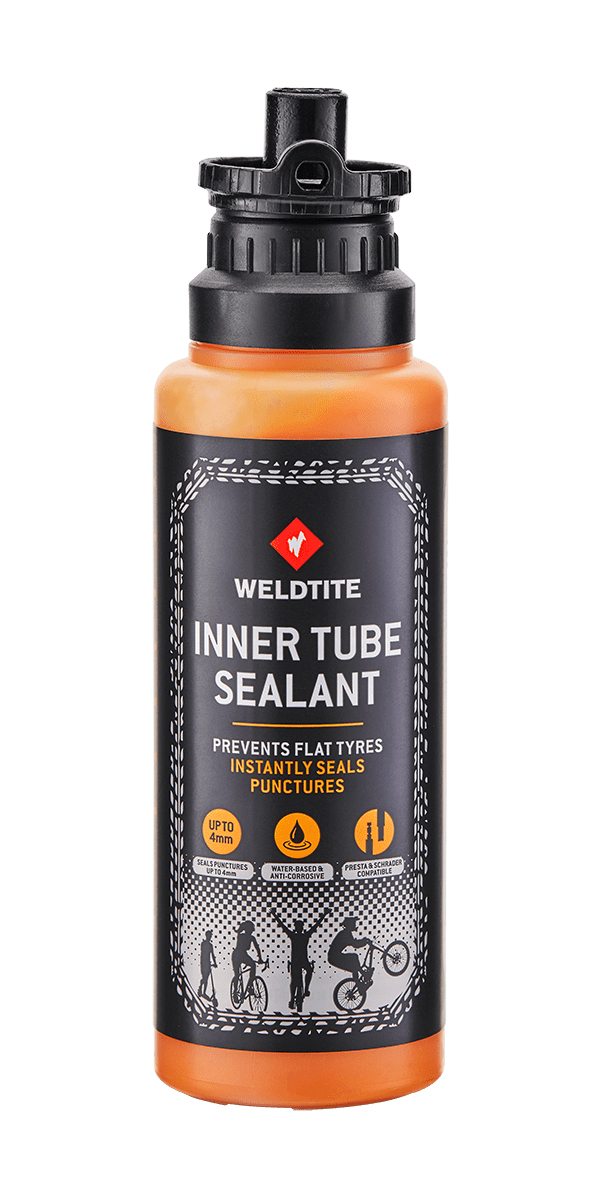 Герметик Weldtite 03014 INNER TUBE SEALANT, для камер, з мікроволокнами, 250мл - Магазин ВелоБуча