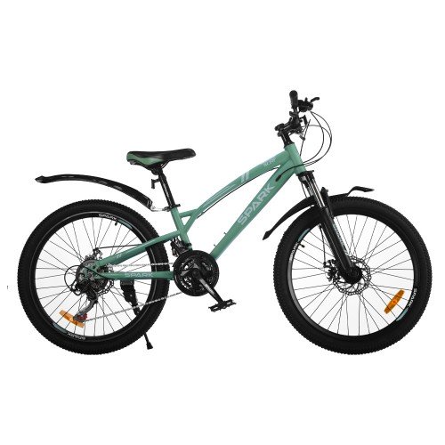 Велосипед SPARK SURF (колеса - 24, сталева рама - 12) мятний - Магазин ВелоБуча