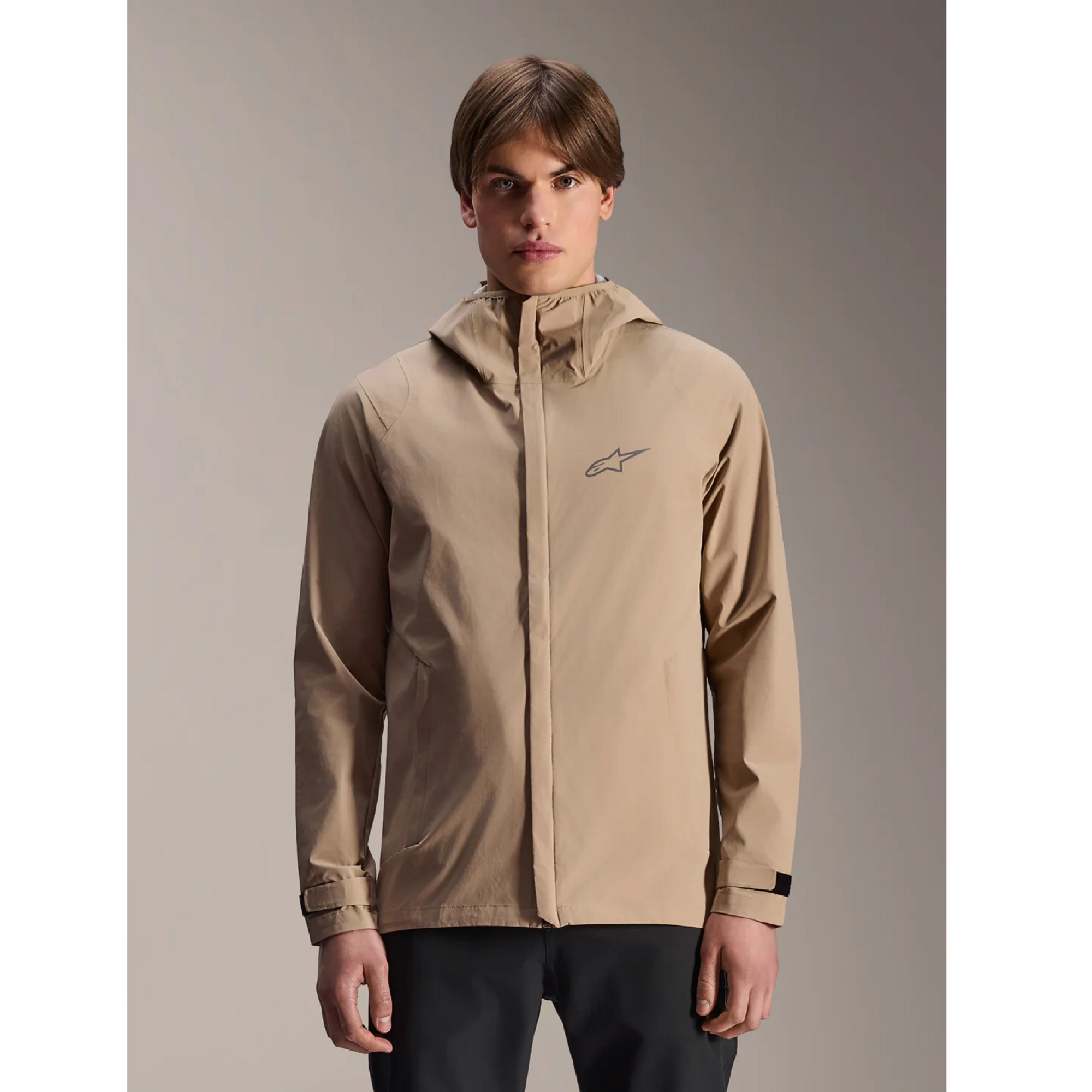 Куртка дождевик Alpinestars A-DURA RAIN JACKET LIGH BROWN, XL - - Магазин ВелоБуча Куртка дождевик Alpinestars A-DURA RAIN JACKET LIGH BROWN, XL - Магазин ВелоБуча