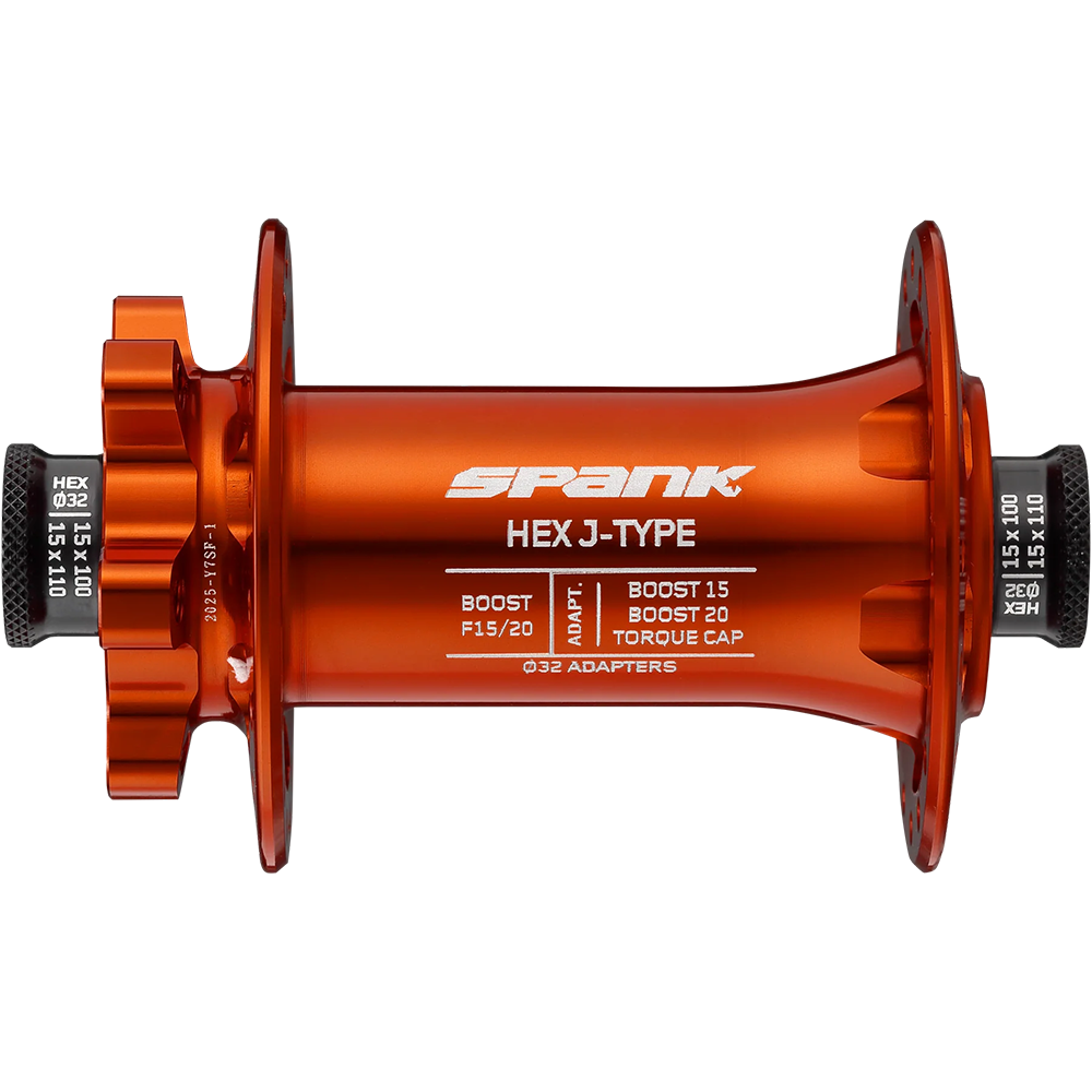 Передня втулка SPANK HEX J-TYPE Boost F15/20, Orange - Магазин ВелоБуча