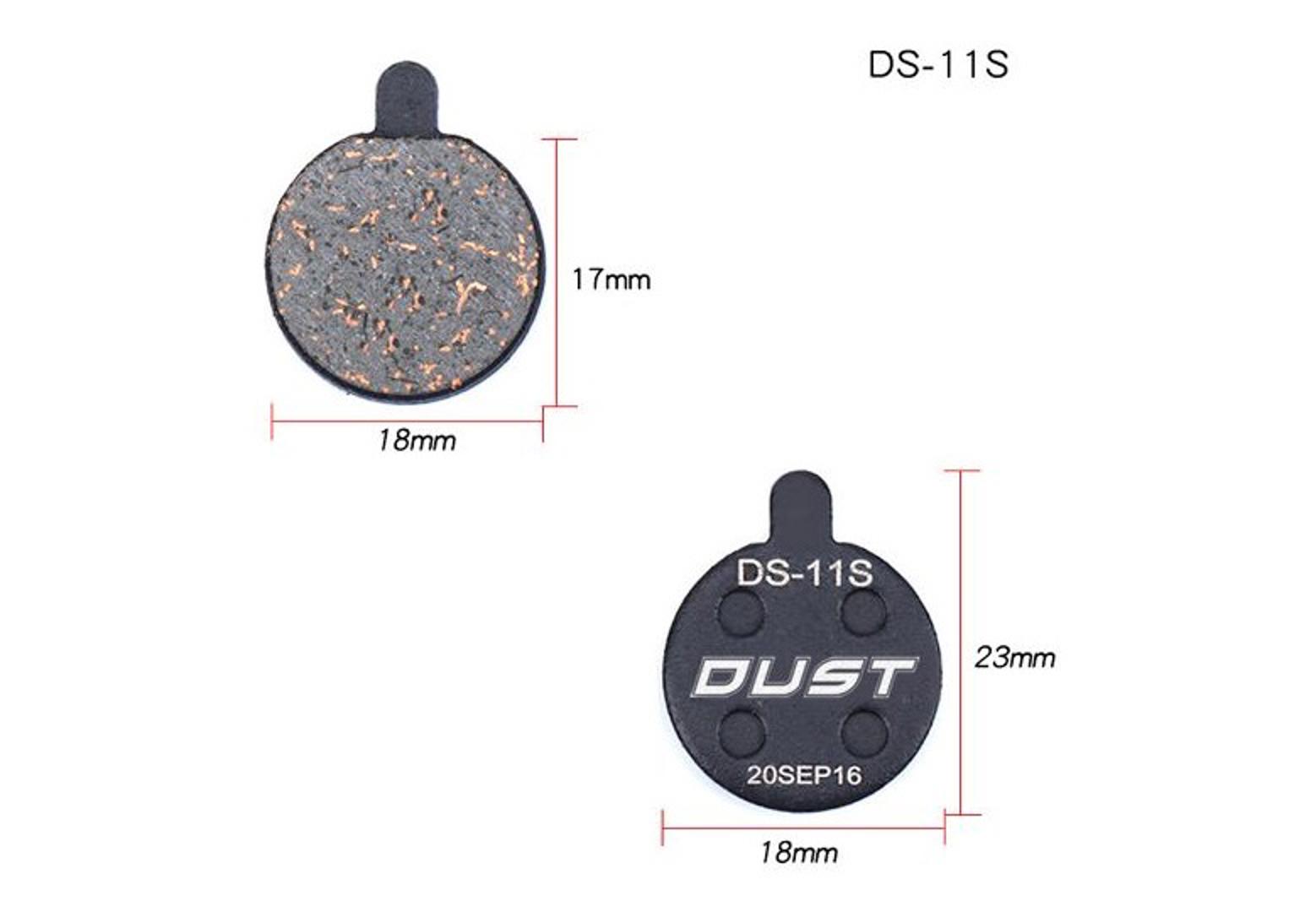 Колодки тормозные disc Полуметалл DUST DS-11S Alhonga SNG Mechanical Disc Brake 200M ZOOM DB250/350/450/550 AM (брендированная упаковка) - - Магазин ВелоБуча Колодки тормозные disc Полуметалл DUST DS-11S Alhonga SNG Mechanical Disc Brake 200M ZOOM DB250/350/450/550 AM (брендированная упаковка) - Магазин ВелоБуча
