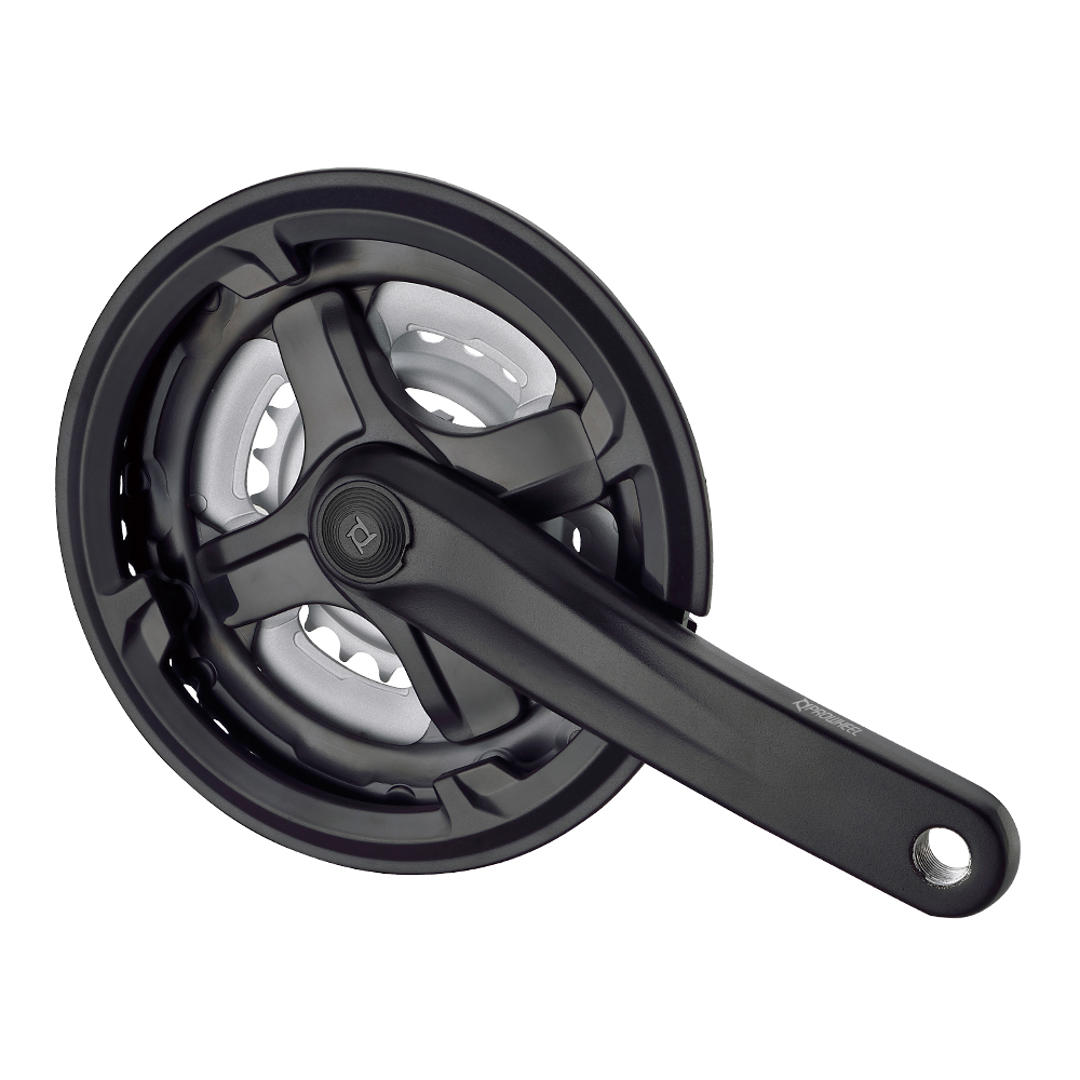 Шатун Алюминий L170мм 24-34-42Т под квадрат PROWHEEL TA-CM68 черный с Pl защитой - - Магазин ВелоБуча Шатун Алюминий L170мм 24-34-42Т под квадрат PROWHEEL TA-CM68 черный с Pl защитой - Магазин ВелоБуча